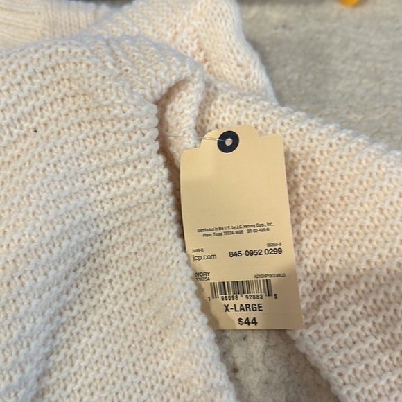 NWT St. John’s Bay sweater size XL women’s - Picture 6 of 6